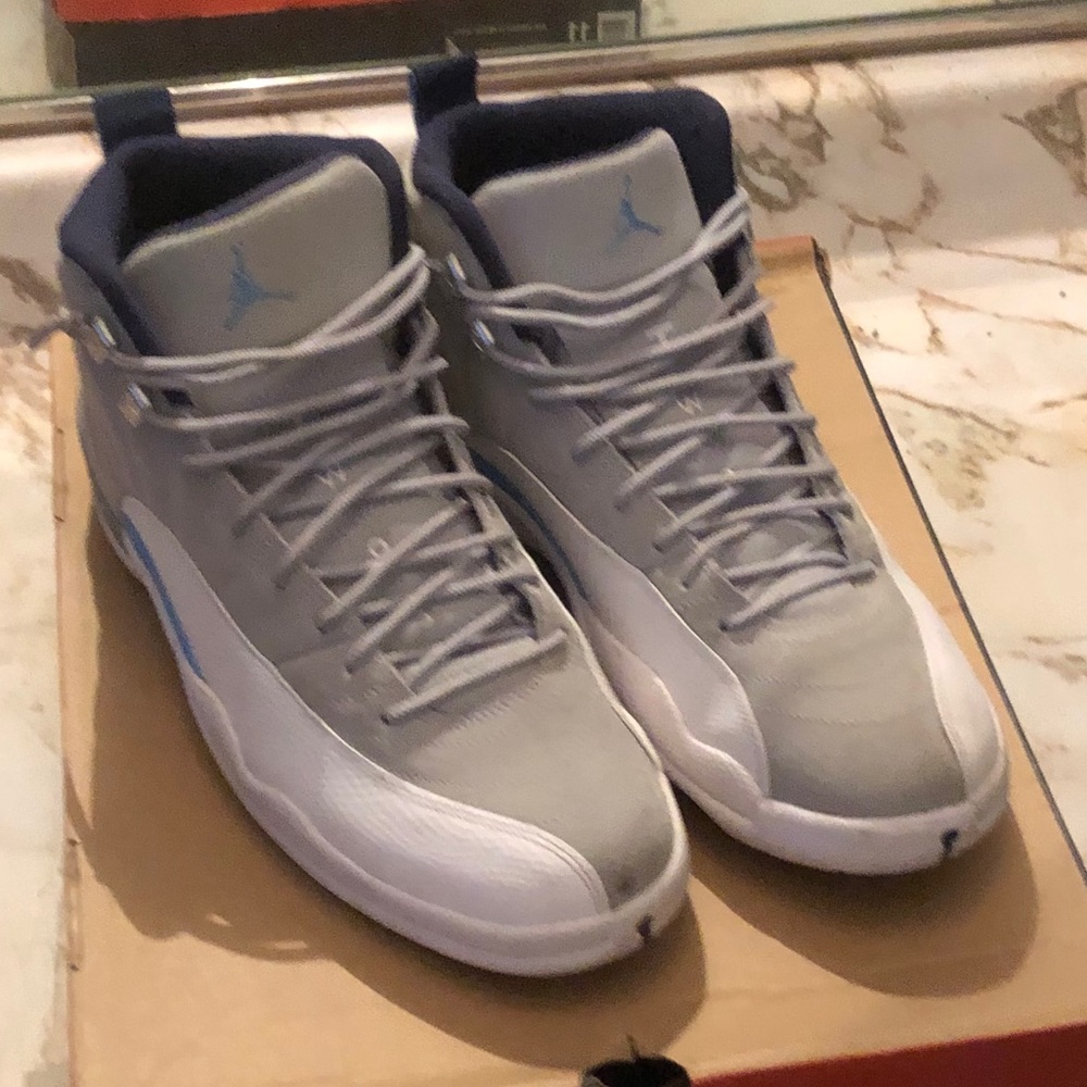 Air Jordan’s 12 gray white